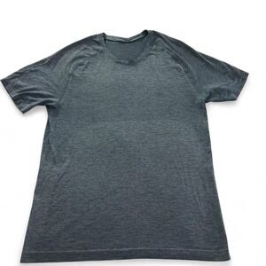 Lululemon Men's T-Shirt Blue‎ Short Sleeve Activewear Workout Top